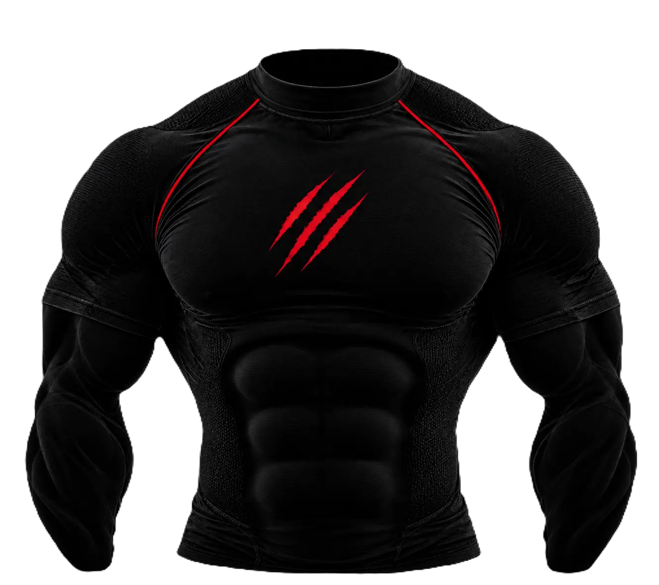Raptor compression shirt front view