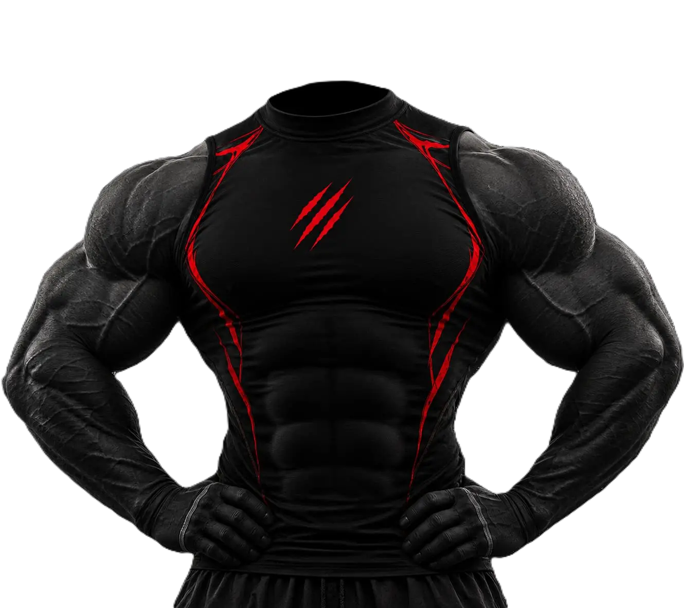 Raptor compression shirt standing pose