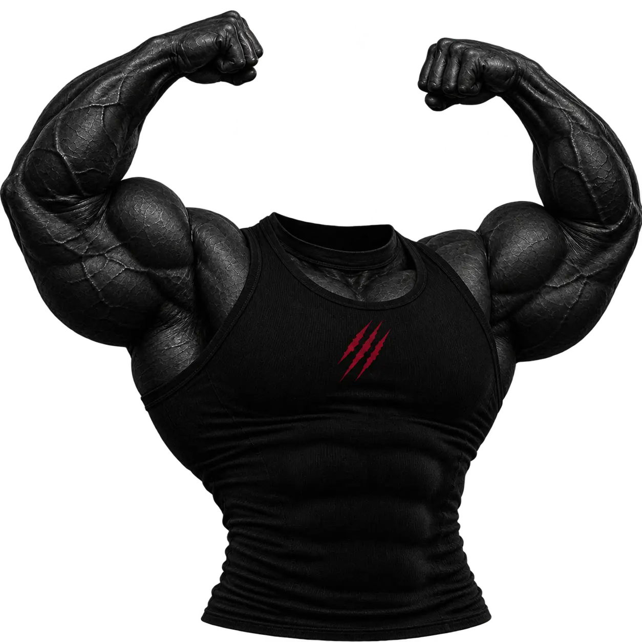 Raptor compression shirt monster front pose